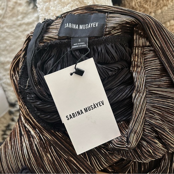 Marissa bronze shimmer mini dress - Picture 14 of 14